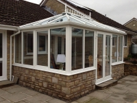 Double glazed conservatory conservatory